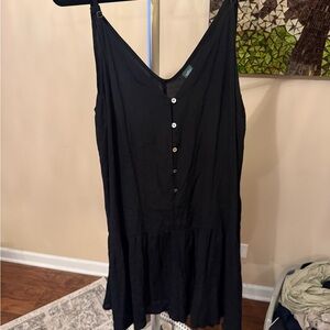 Black Sleeveless Women's Romper